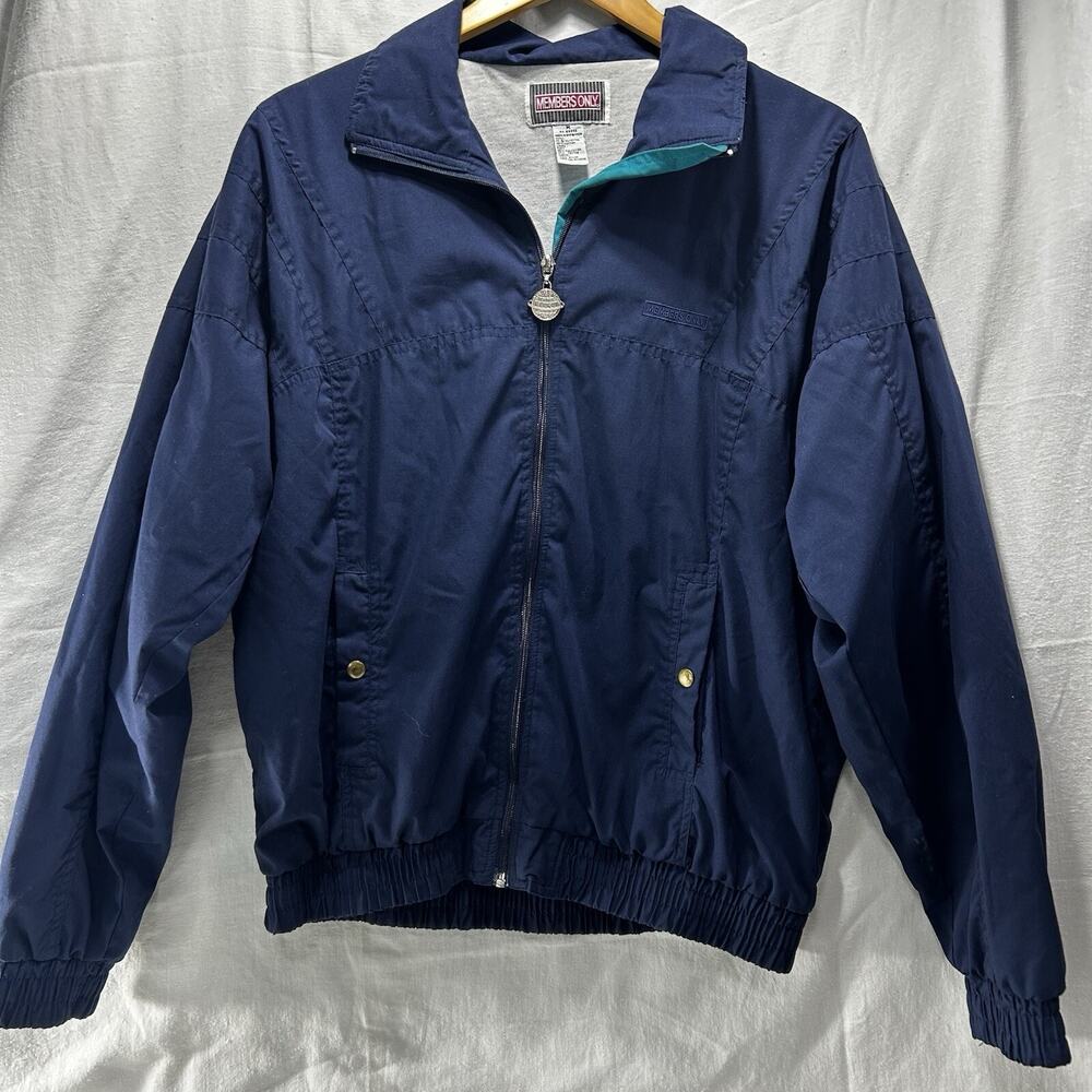 Members Only Jacket Med Navy Blue